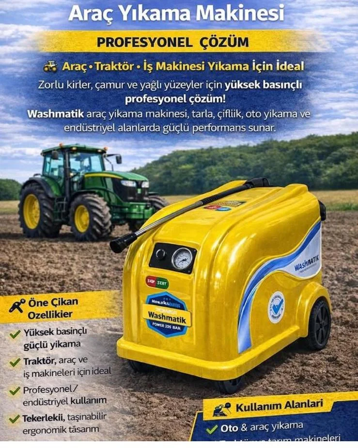 Selçuklu Araç Yıkama Makinası Üretimi
